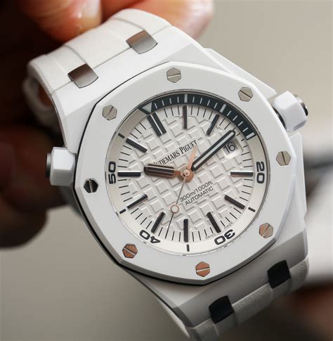 royal oak offshore white ceramic